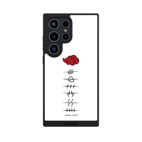 Samsung Galaxy S24 Ultra NIVOpure Akatsuki Mitgliedersymbole Weiß