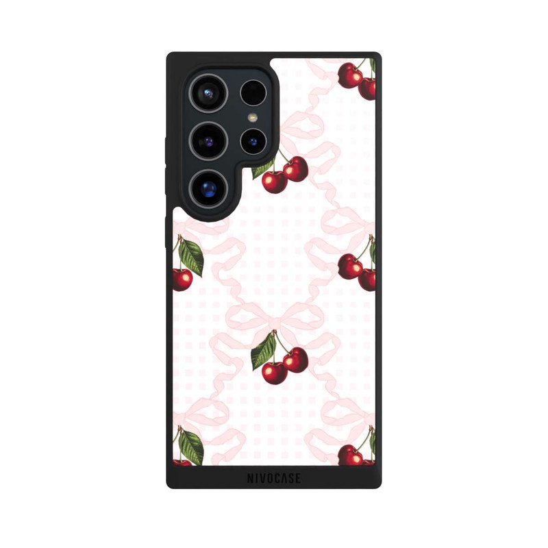Galaxy S24 Ultra NIVOpure Motif cerise rose