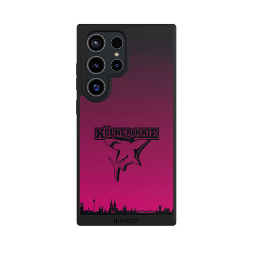 Samsung Galaxy S24 Ultra NIVOpure Kölner Haie Skyline Pink