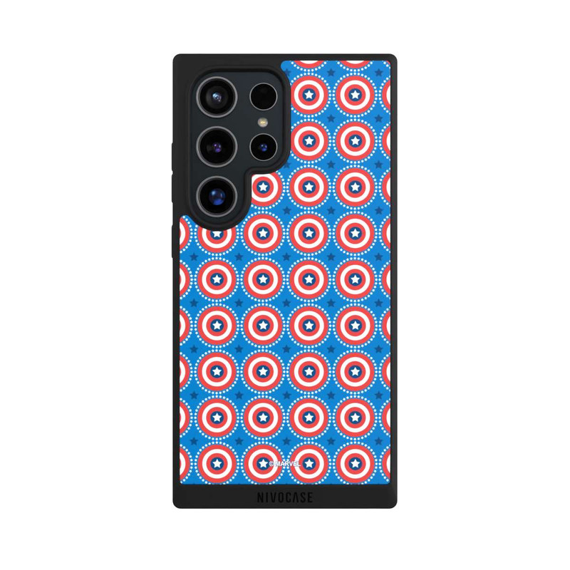Galaxy S24 Ultra NIVOpure Captain American Shield Pattern
