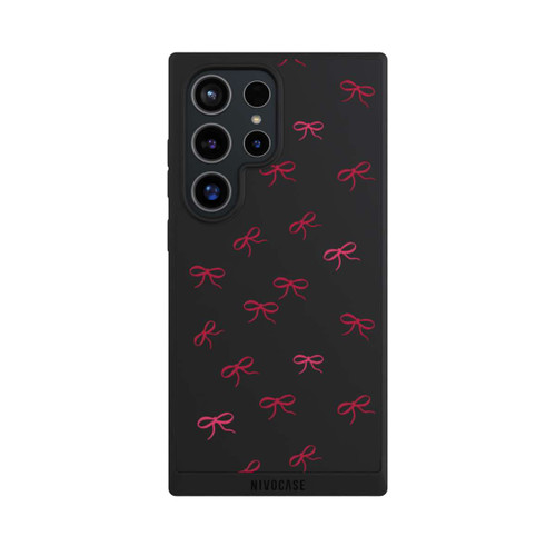 Samsung Galaxy S24 Ultra NIVOpure Schleifen Muster Rot