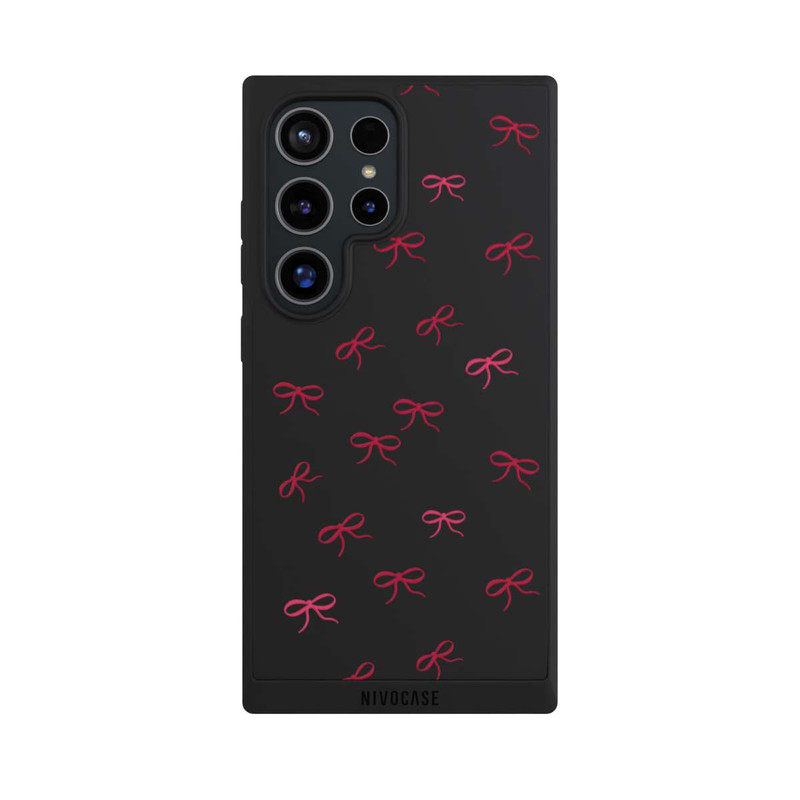 Galaxy S24 Ultra NIVOpure Schleifen Muster Rot