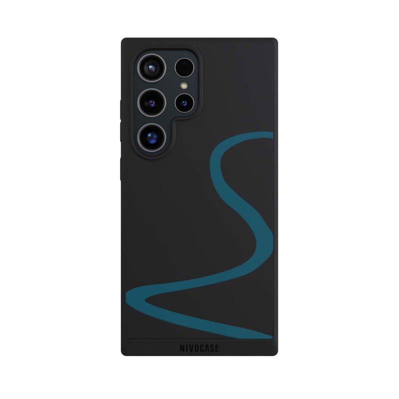 Galaxy S24 Ultra NIVOpure Blue Line Transparent