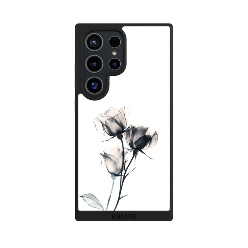 Galaxy S24 Ultra NIVOpure Schwarze Blume