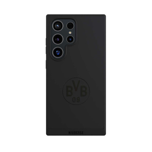 Samsung Galaxy S24 Ultra NIVOpure BVB Logo Schwarz Transparent