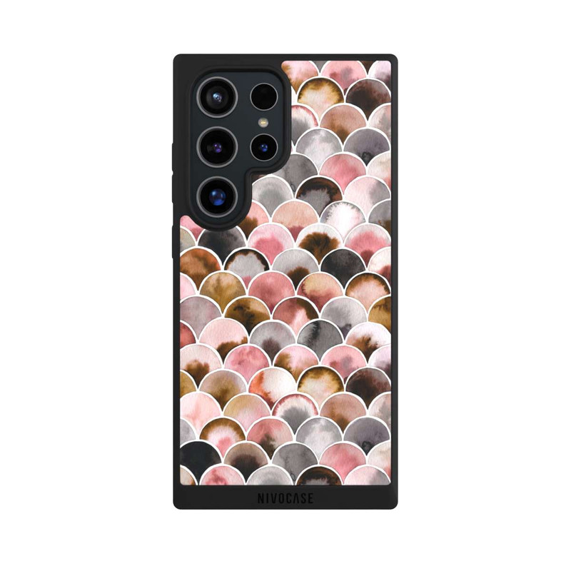 Galaxy S24 Ultra NIVOpure Japandi Scales Pink Brown