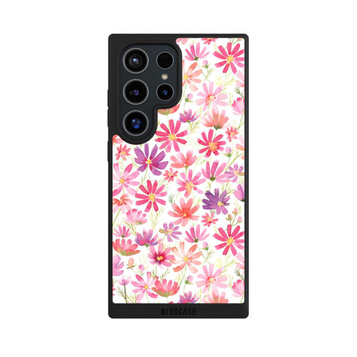 Samsung Galaxy S24 Ultra NIVOpure Boho Cosmos Flowers Purple