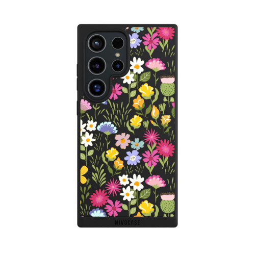 Samsung Galaxy S24 Ultra NIVOpure Bunte Sommerblumen Transparent