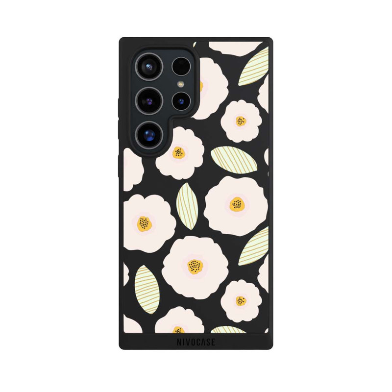 Galaxy S24 Ultra NIVOpure Simple Pastell Flowers Light Transparent