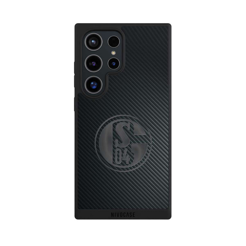 Galaxy S24 Ultra NIVOpure Schalke 04 Carbon Look
