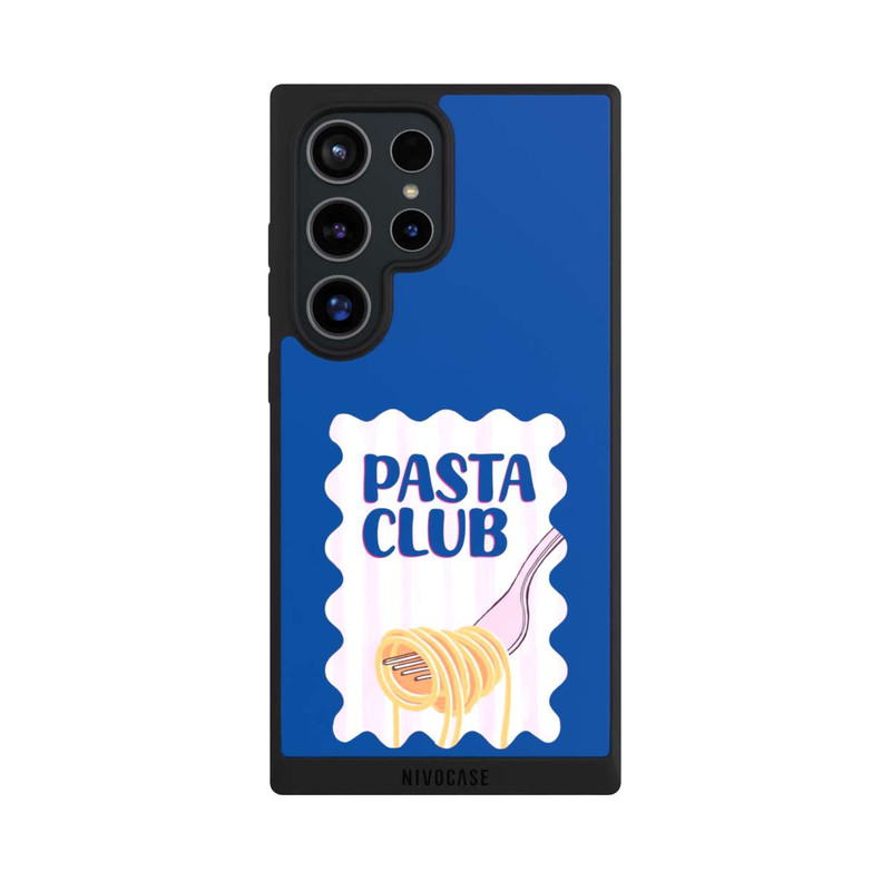 Galaxy S24 Ultra NIVOpure Pasta Club in Blue and Pink