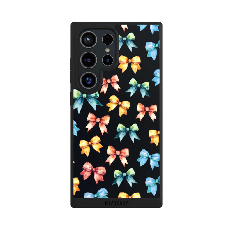 Galaxy S24 Ultra NIVOpure Rainbow Bows Black