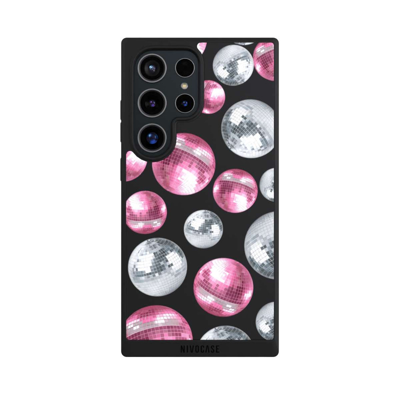 Galaxy S24 Ultra NIVOpure Discokugel Show Pink Transparent