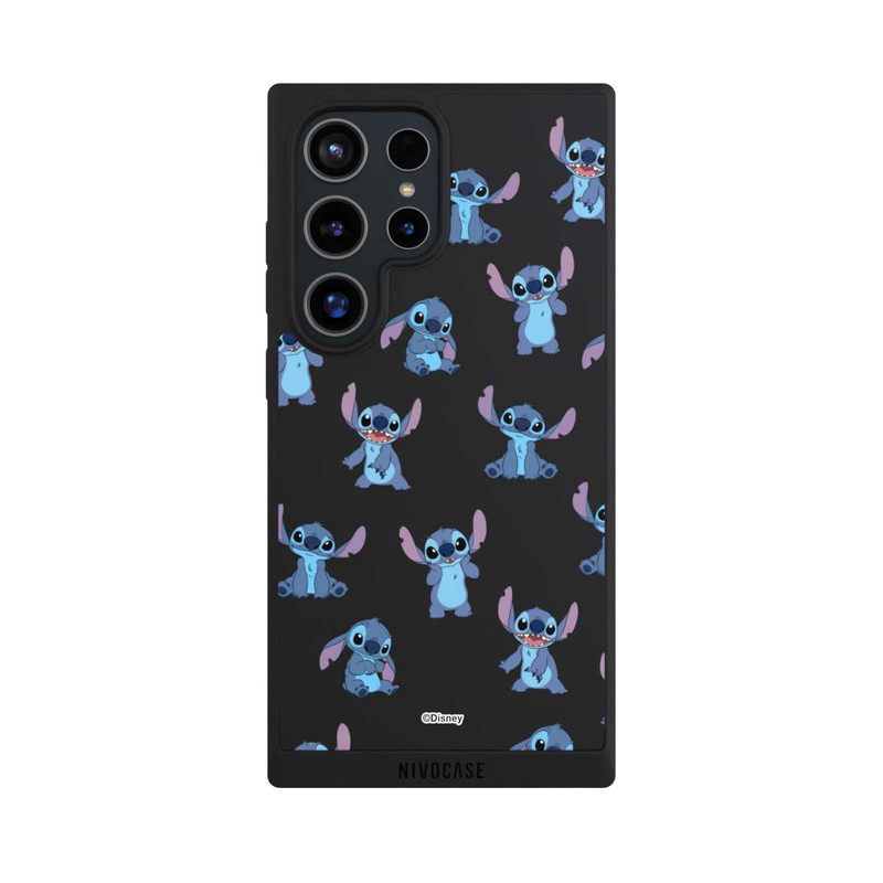 Galaxy S24 Ultra NIVOpure Stitch Faces Pattern Transparent