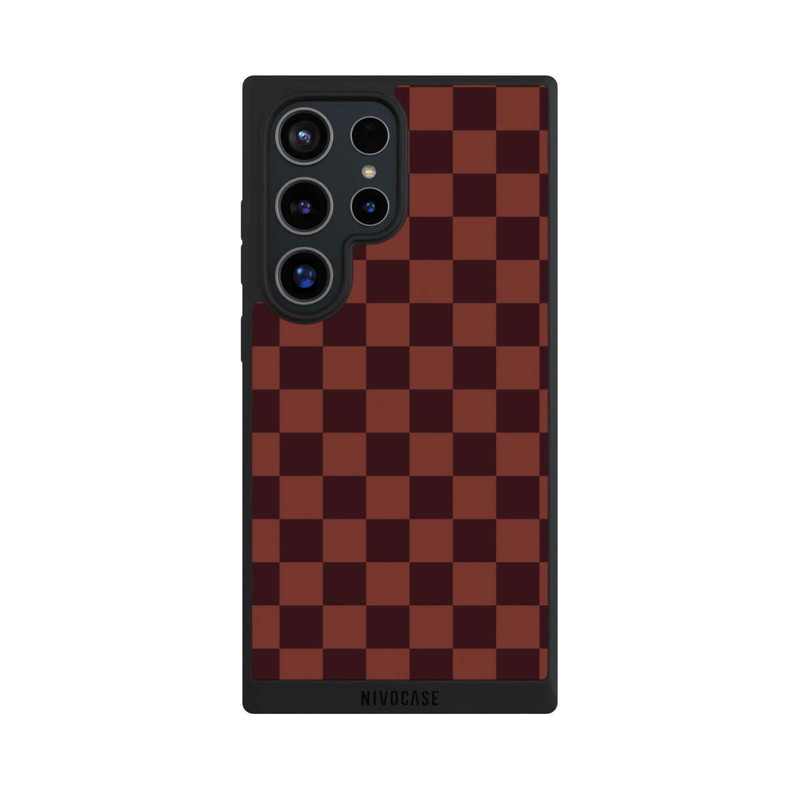 Galaxy S24 Ultra NIVOpure Schachbrett Rot