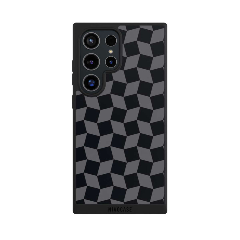 Galaxy S24 Ultra NIVOpure 3D Würfel-Muster Effektt