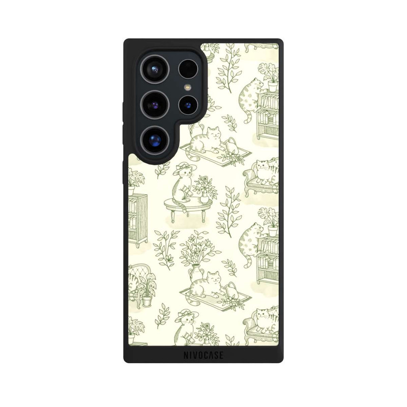 Galaxy S24 Ultra NIVOpure Chonky Cats Toile de Jouy