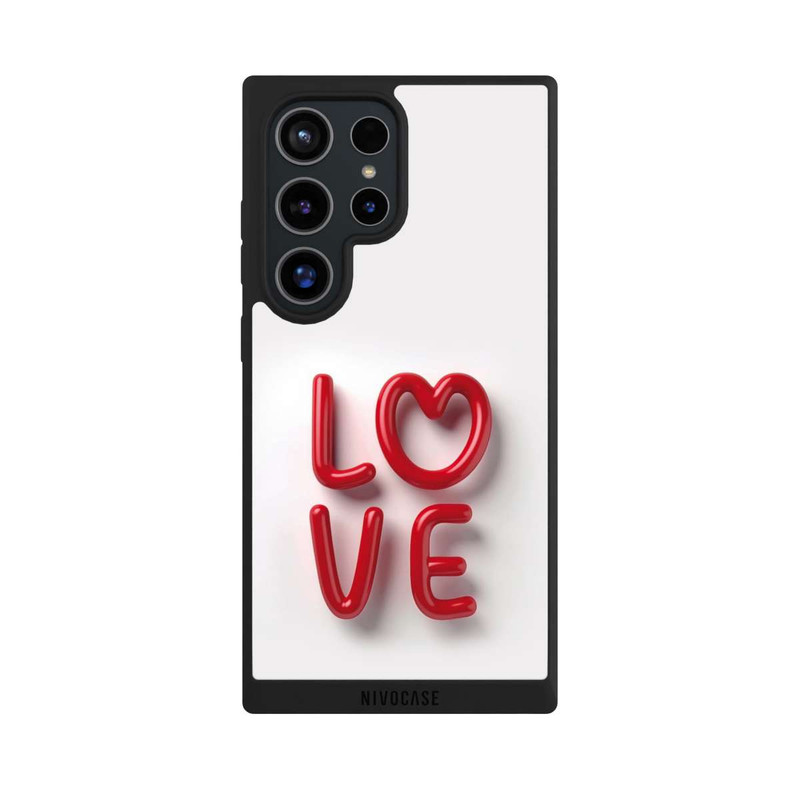Galaxy S24 Ultra NIVOpure Love Statement Red with AI