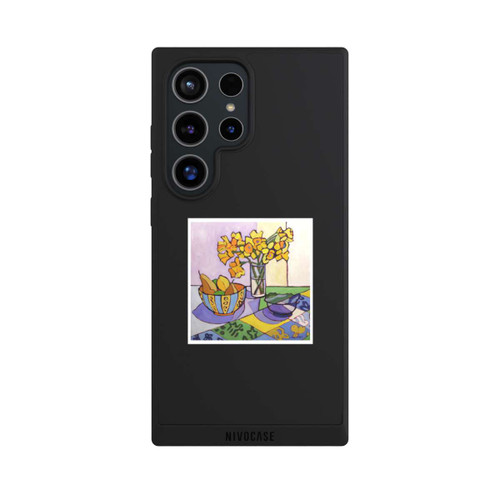 Samsung Galaxy S24 Ultra NIVOpure Daffodil Patchwork, 2023, by Catherine J Martzloff