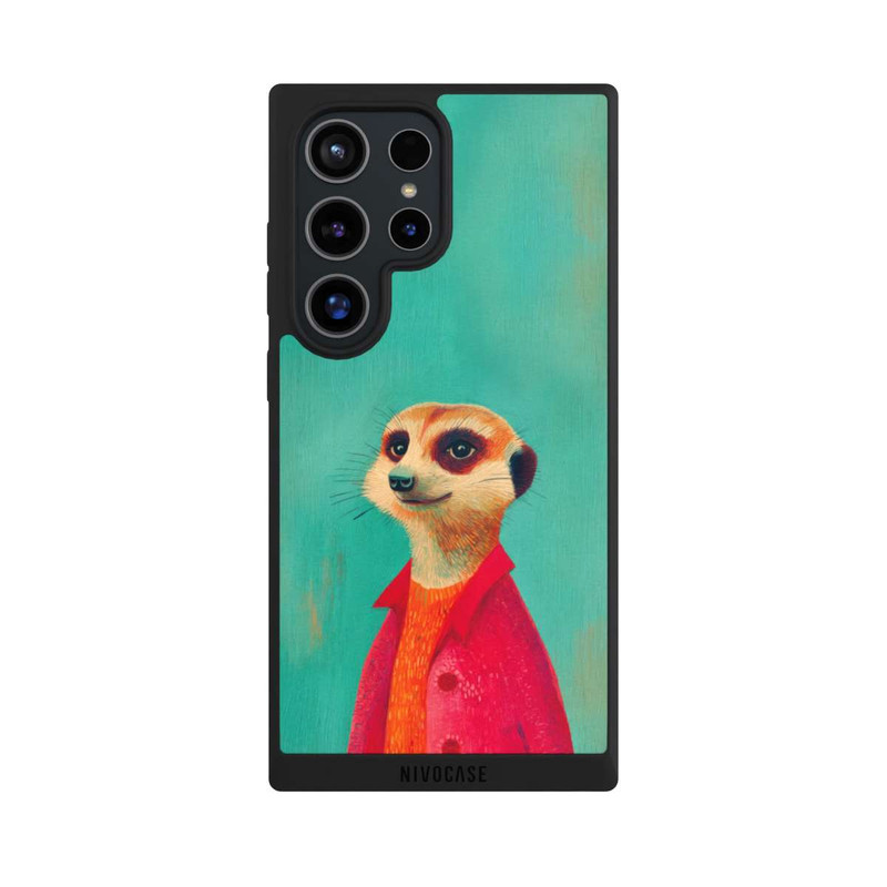 Galaxy S24 Ultra NIVOpure Meerkat Green Illustration
