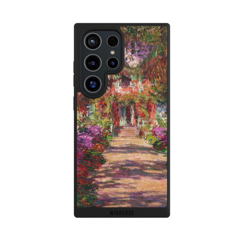 Samsung Galaxy S24 Ultra NIVOpure Eine Allee in Monets Garten in Giverny by Claude Monet