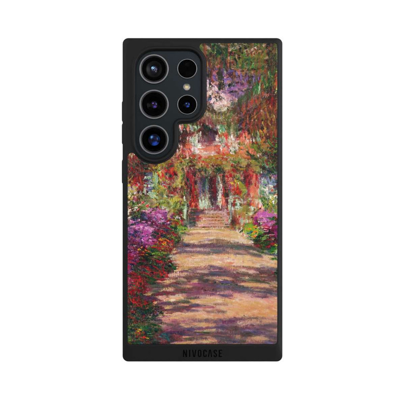 Galaxy S24 Ultra NIVOpure Eine Allee in Monets Garten in Giverny by Claude Monet