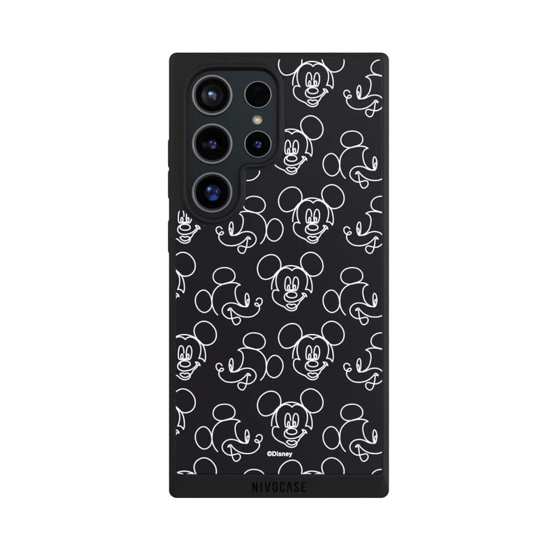Galaxy S24 Ultra NIVOpure Disney Mickey Muster Schwarz