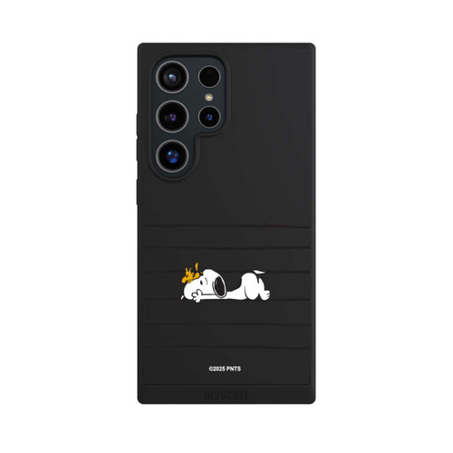 Samsung Galaxy S24 Ultra NIVOpure Snoopy Woodstock Streifen Peanuts Transparent