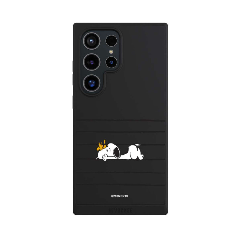 Galaxy S24 Ultra NIVOpure Snoopy Woodstock Stripes Peanuts Transparent