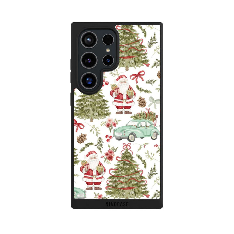 Galaxy S24 Ultra NIVOpure Weihnachtsfreude Vintage Muster 