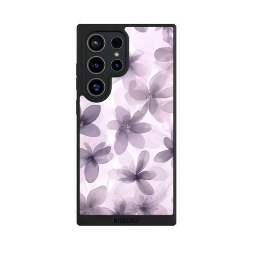 Samsung Galaxy S24 Ultra NIVOpure Fliederfarbenes Blumenmuster mit KI