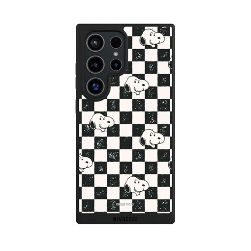 Samsung Galaxy S24 Ultra NIVOpure Snoopy Heads Checked Pattern