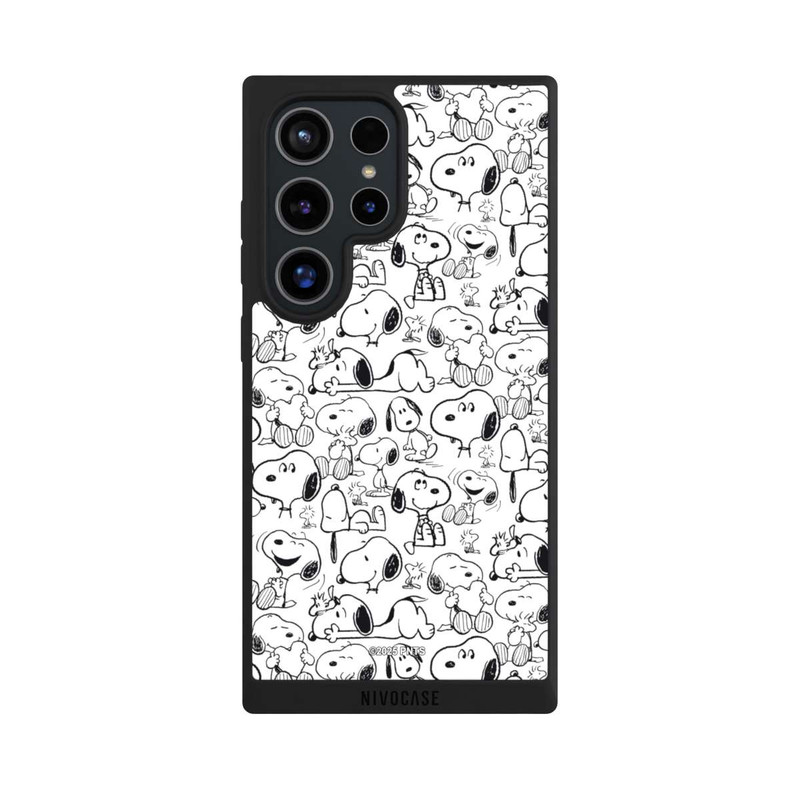 Galaxy S24 Ultra NIVOpure Classic Snoopy Pattern White