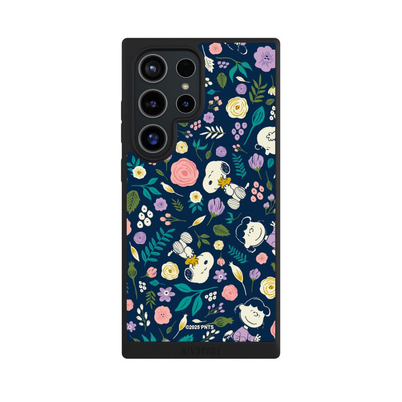 Galaxy S24 Ultra NIVOpure Peanuts Dark Flower Pattern