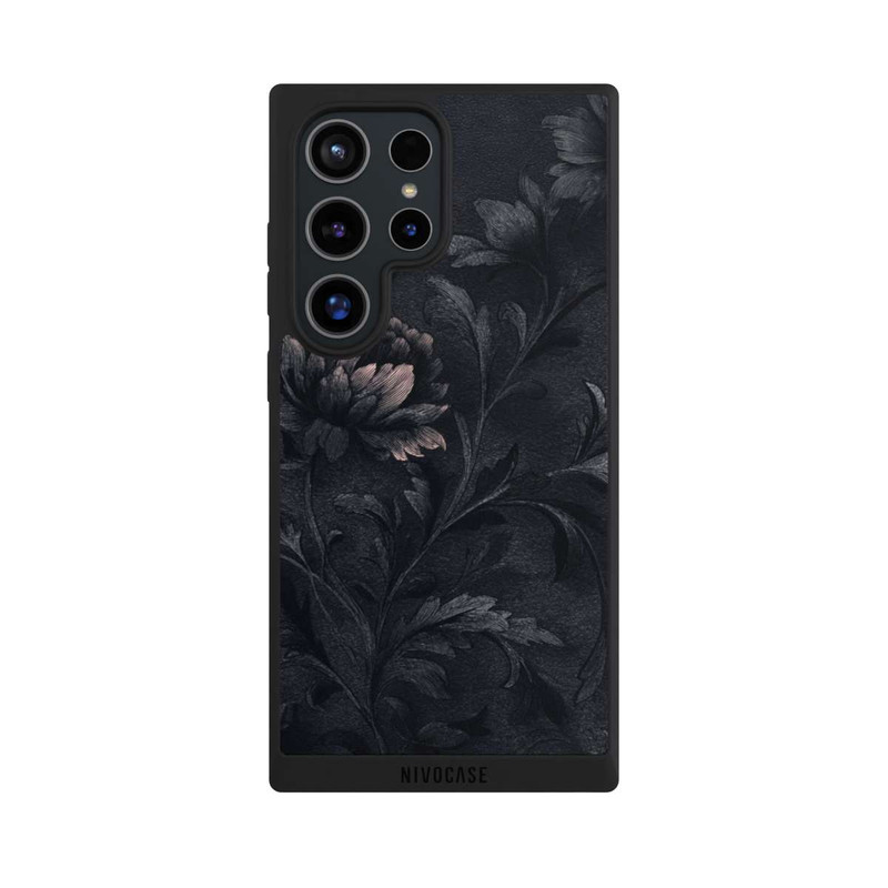 Galaxy S24 Ultra NIVOpure Flower Pattern Dark Vintage