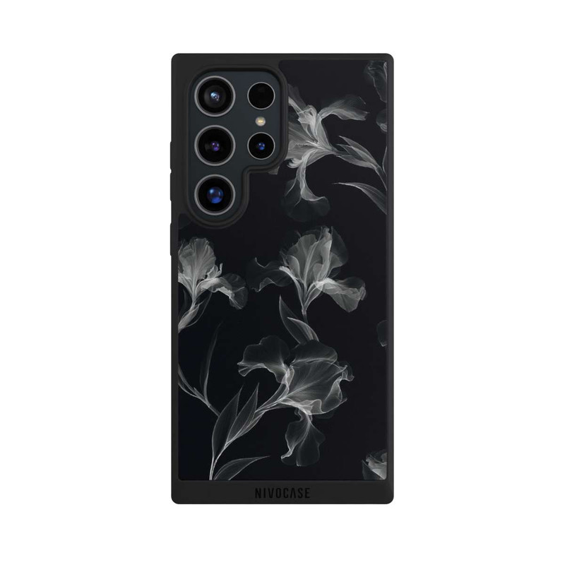 Galaxy S24 Ultra NIVOpure Blumen Schwarz-Weiß Röntgenaufnahme