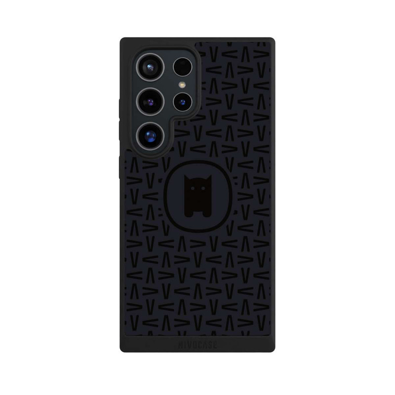 Galaxy S24 Ultra NIVOpure Nivocase Muster Schwarz Grau