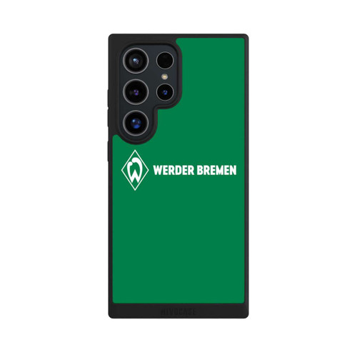 Samsung Galaxy S24 Ultra NIVOpure Werder Bremen Schriftzug Raute Grün