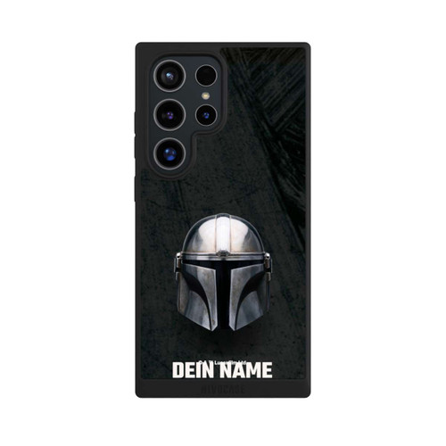 Samsung Galaxy S24 Ultra NIVOpure Star Wars Mandalorian Black Helmet Personalisierbar