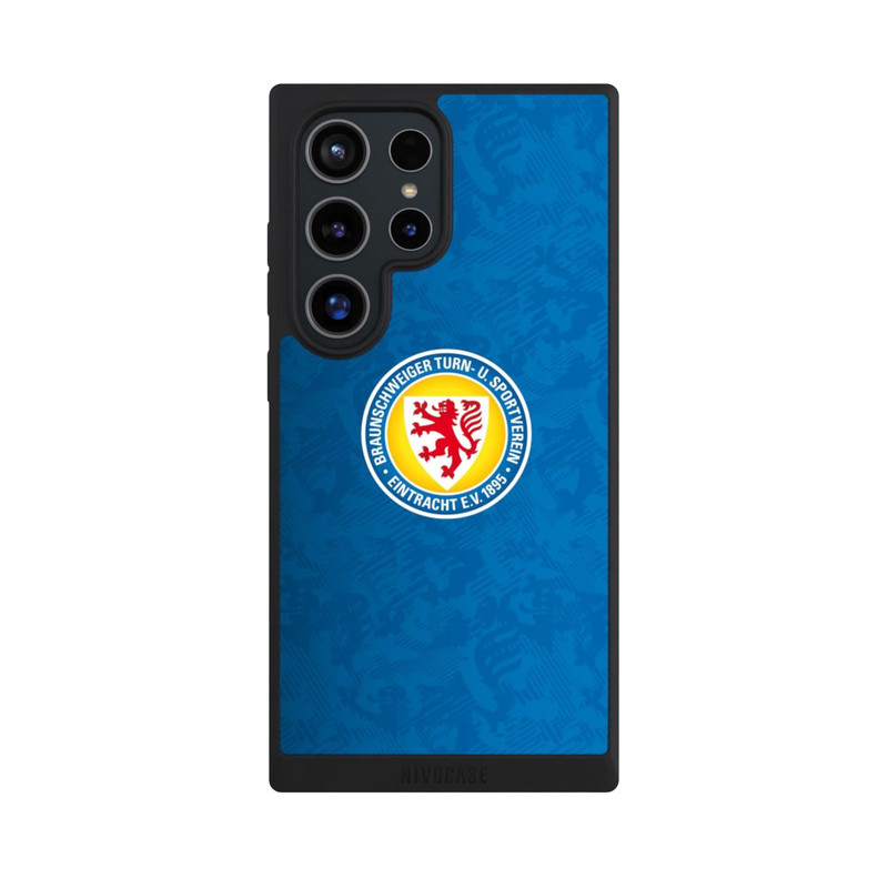 Galaxy S24 Ultra NIVOpure Eintracht Braunschweig Löwen Muster Blau