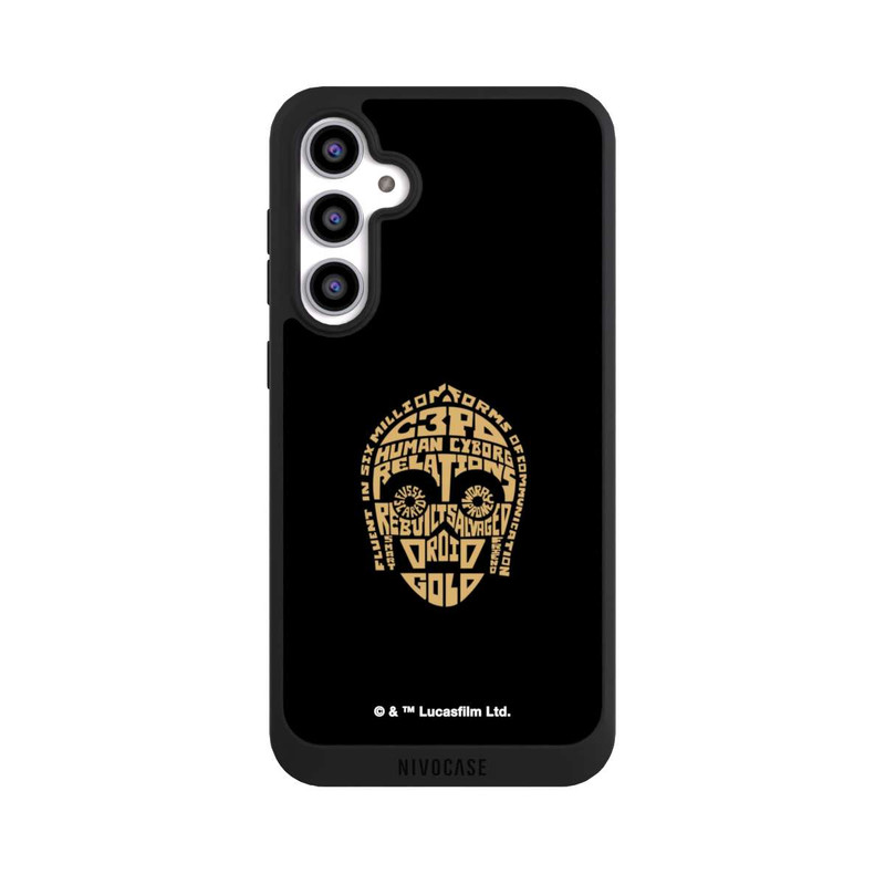 Galaxy S23 FE NIVOpure C3PO Typo Grafisch