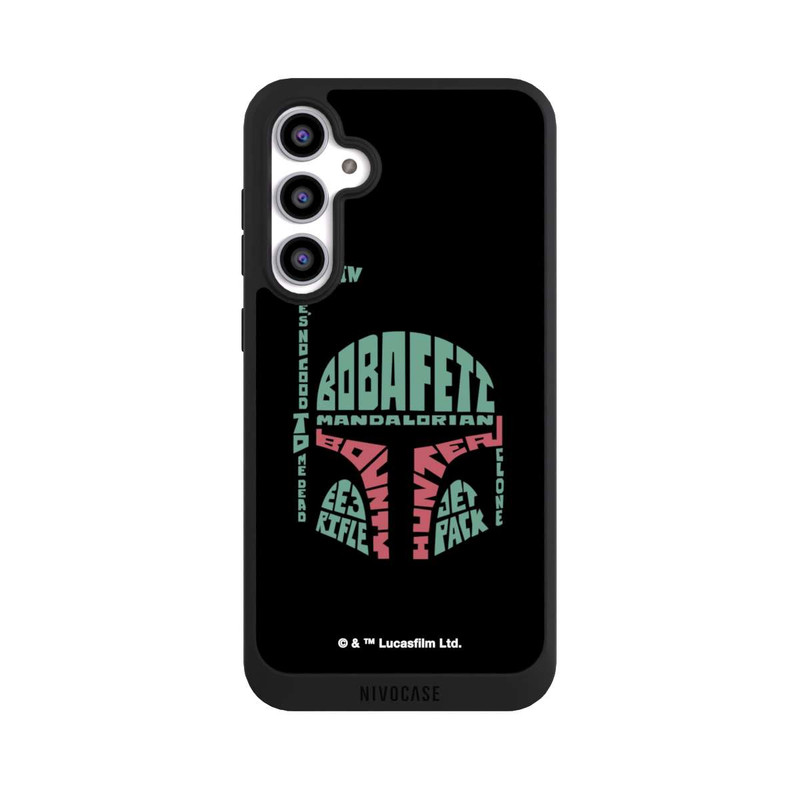 Galaxy S23 FE NIVOpure Boba Fett Typo Graphique
