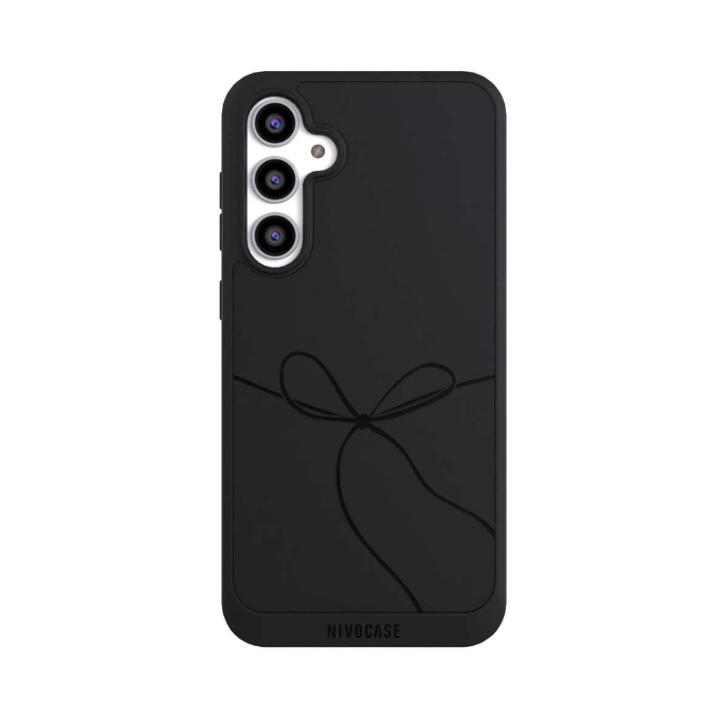 Galaxy S23 FE NIVOpure Schleifchen Schwarz ohne Hintergrund