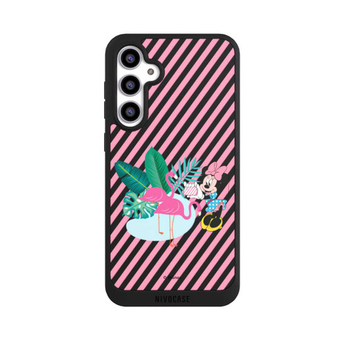 Samsung Galaxy S23 FE NIVOpure Minnie Flamant Rose sans Fond