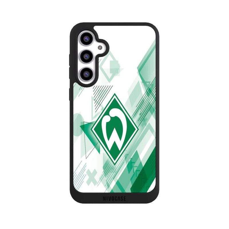 Galaxy S23 FE NIVOpure Weiße Grafikelemente - Werder Bremen