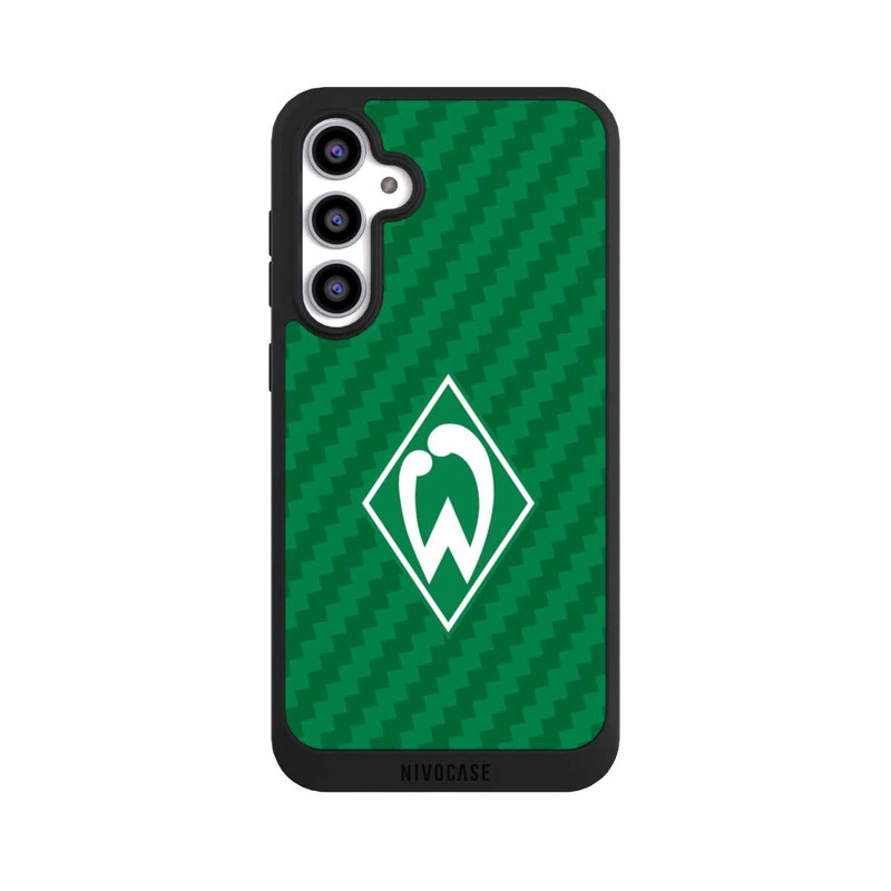 Galaxy S23 FE NIVOpure Carbonlook - Werder Bremen