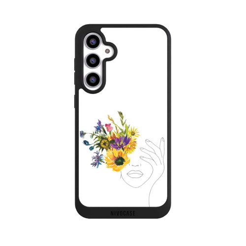 Samsung Galaxy S23 FE NIVOpure Line Art Tournesols femme