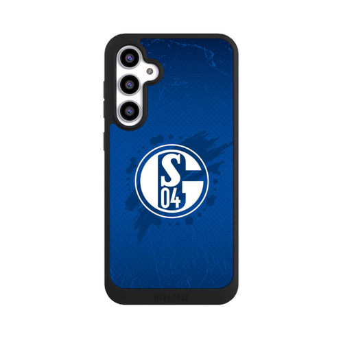 Samsung Galaxy S23 FE NIVOpure Schalke 04 Farbe Fleck Blau