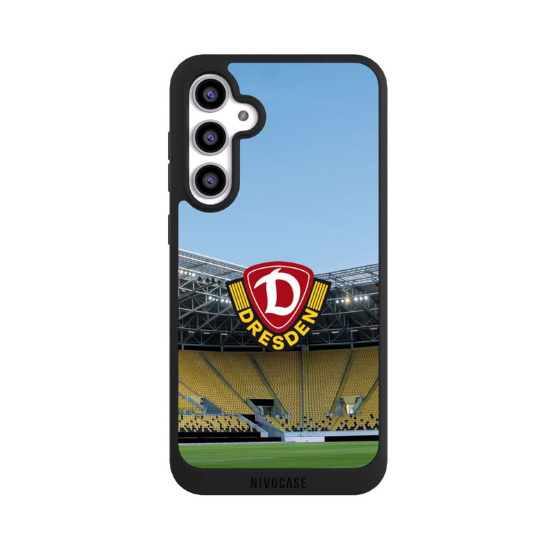 Galaxy S23 FE NIVOpure Dynamo Dresden Stadion Logo