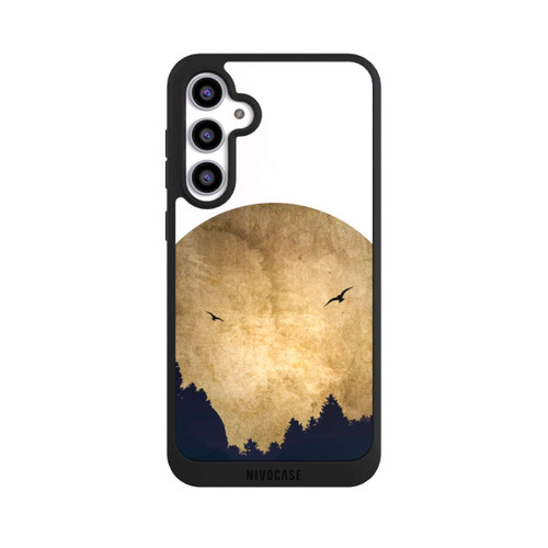 Samsung Galaxy S23 FE NIVOpure Zwei Vögel vor Mond